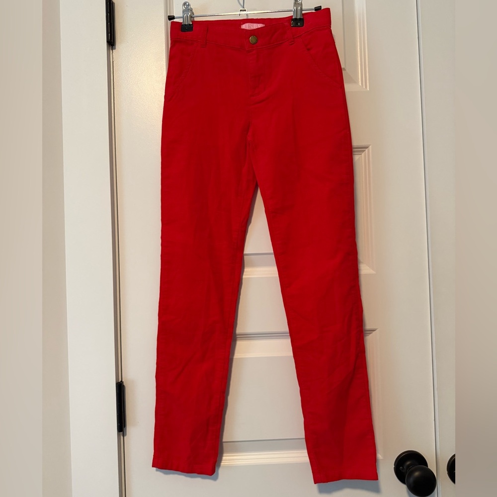 Bisby Girls Vlevet Corduroy Skinny Pants